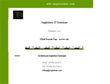Tablet Screenshot of angleitner.com